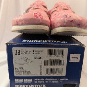 Birkenstock Pink Floral Kay Prof Clogs